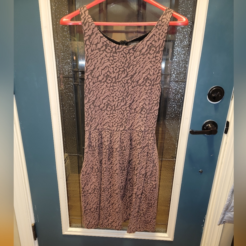 Deletta fit and flare Print Sleeveless Dress